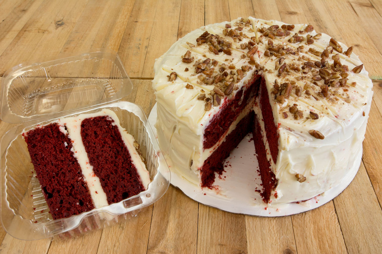 9 inch Red Velvet cake with Cream Cheese Frosting
