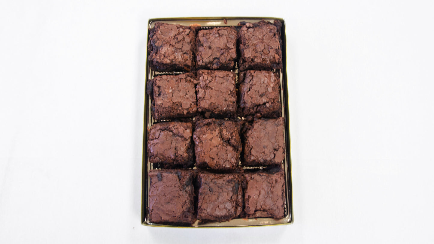 12 Triple Chocolate Ghirardelli Brownie Bites Giftbox