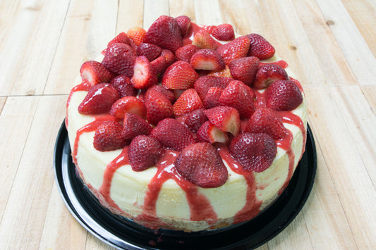 Four 10oz Mini Strawberry Cheesecake Giftbox