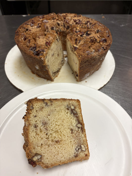 Cinnamon-Pecan Swirl Pound Cake