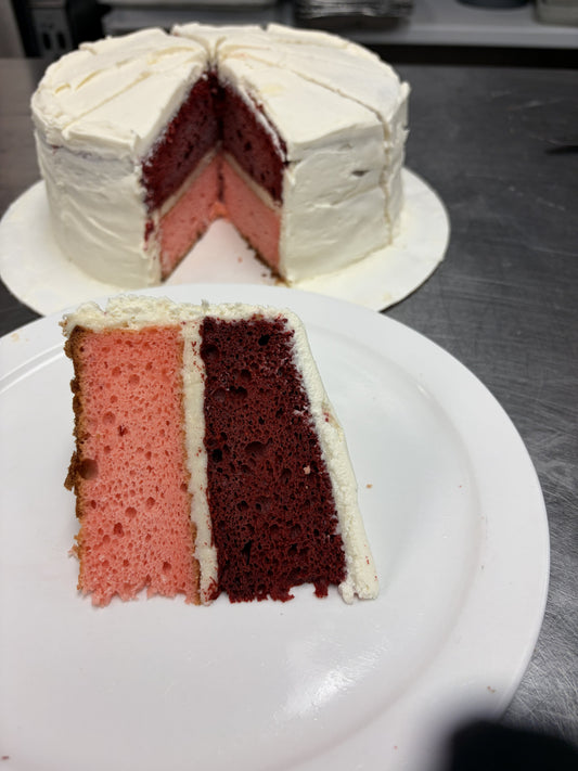 Dreamie Rainbow Cake--Strawberry-Red Velvet