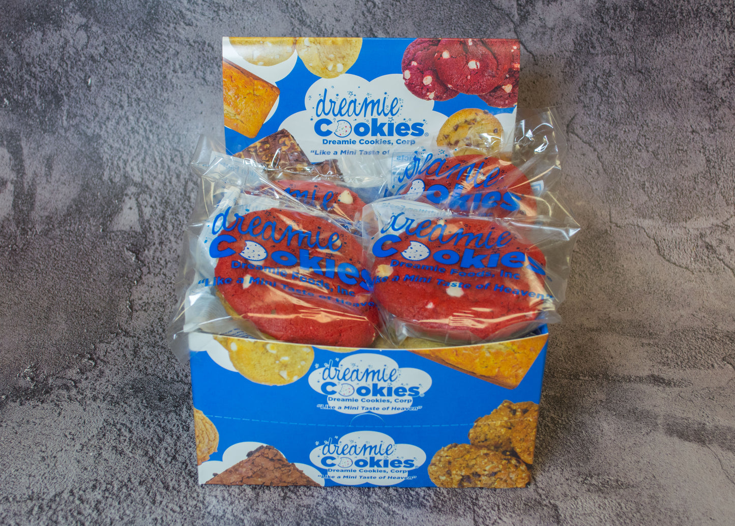 2 Display-Ready Cases of Red Velvet Cookies